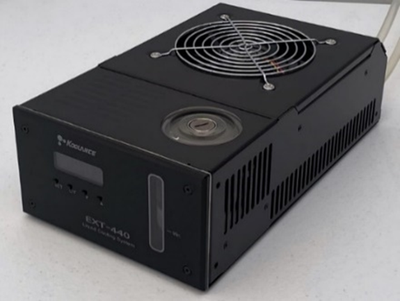 Liquid Coolant Heat Exchanger with Hardware