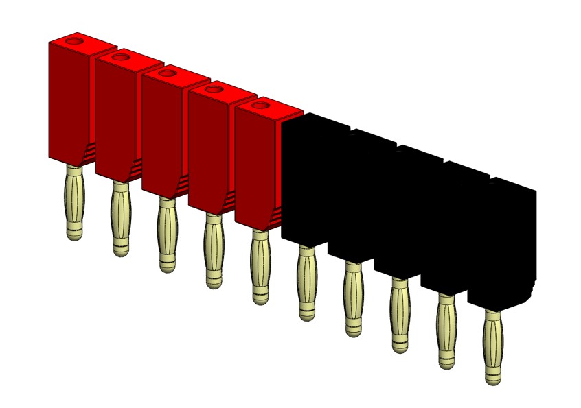 Mini Banana Plugs, Set of 10